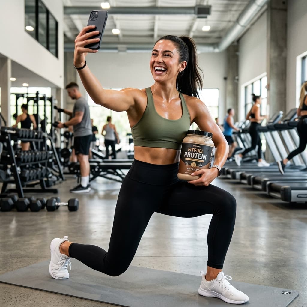 Fitness UGC ad sample